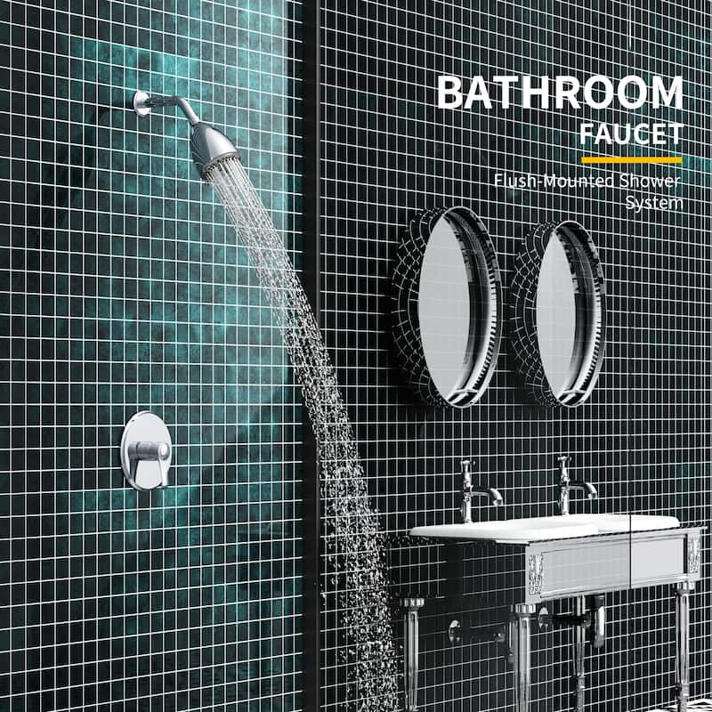 GIVINGTREE Single-Handle 8-Spray Shower Faucet (Valve Included)