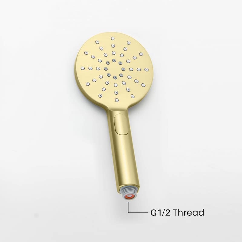 Circular 3 Settings ABS Handheld Shower Head