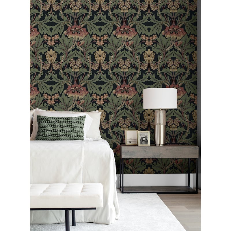 Seabrook Designs Primrose Garden Non-Woven Unpasted Wallpaper