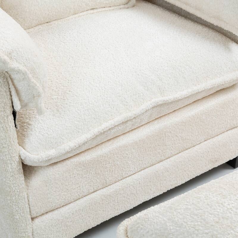 39.76" Single Sofa Chair, Ottoman