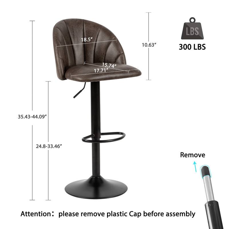 AdjustableCounter Height Barstools,Set of 4