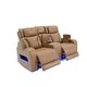 preview thumbnail 17 of 16, Jazz 74"W Leather Aire Power Reclining Loveseat w/Power Headrest, Bluetooth Speakers, LED, USB Ports, Storage & Cupholders