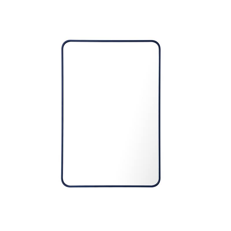 Ezra Soft Corner Metal Rectangular Mirror