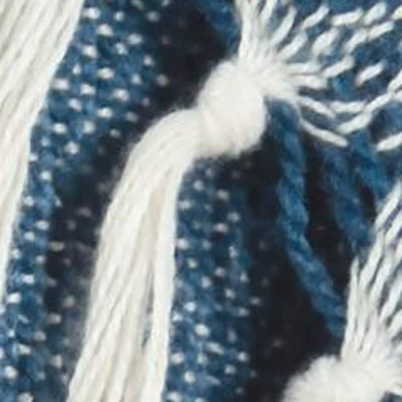 HomeRoots Blue Woven 100% Poly Pet Throw Blanket