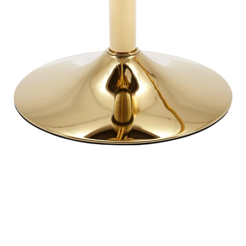 Set of 2 Adjustable Counter Height Swivel Bar Stools with Footrest