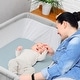 preview thumbnail 4 of 4, Sweet Jojo Designs Construction Truck Boy 2 Pack Baby Bassinet Fitted Sheets Blue Grey Green Transportation Zone Vehicles Crane