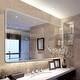 preview thumbnail 3 of 4, Rectangle Frameless Wall Mount Bathroom Vanity Mirror