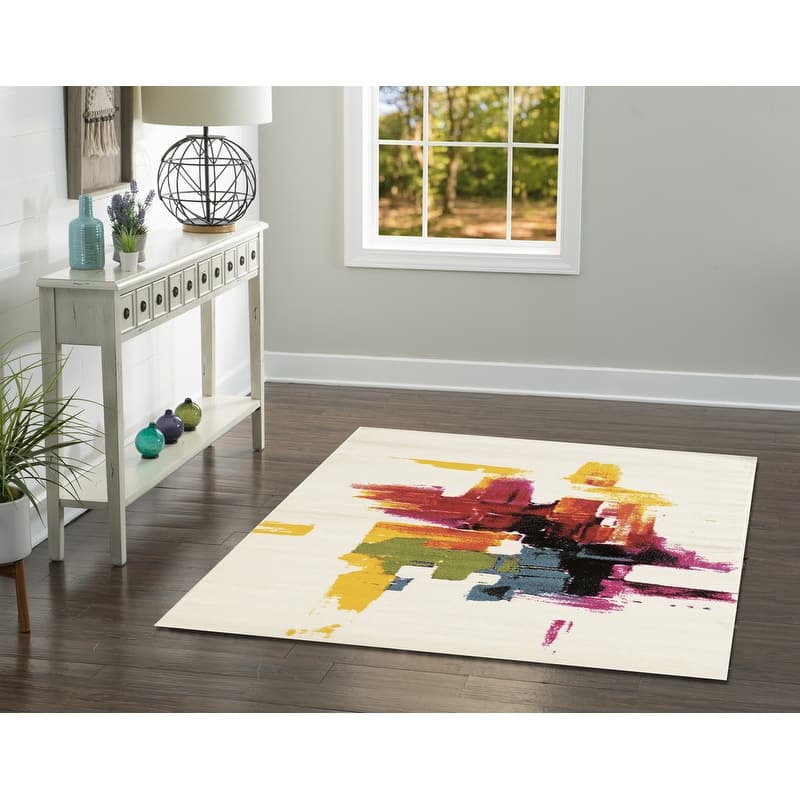 Ivory Millenium Brush Rug Collection