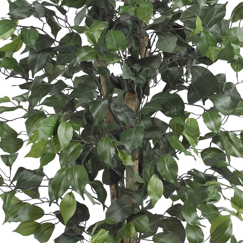 4' Artificial Silk Potted Ficus Tree