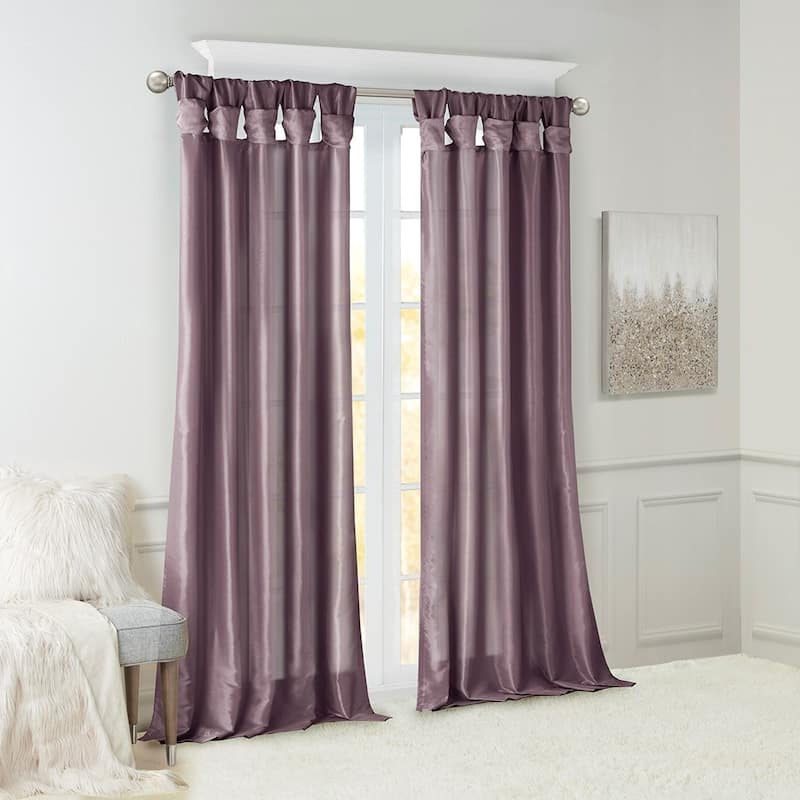 Twist Tab Window Curtain Panel