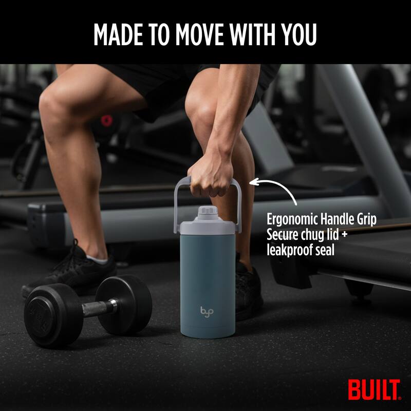 Byo 64 Oz Double Walled Insulated Stainless Steel Bottle - 64 Oz