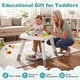preview thumbnail 6 of 8, Gymax 6-in-1 Baby Activity Center w/Height Adjustable Board Detachable - Gray & White