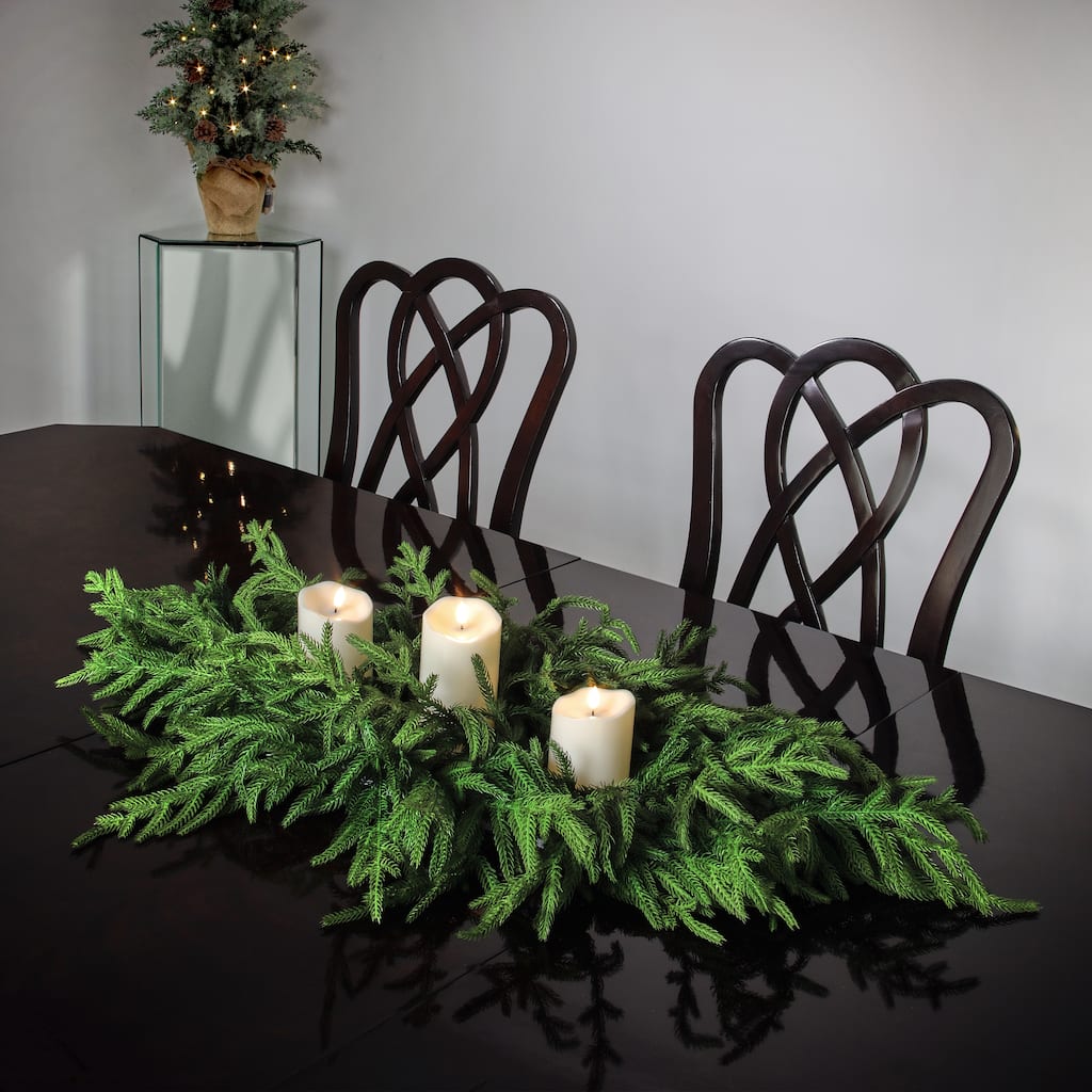 36" Just Cut Norfolk Pine Centerpiece