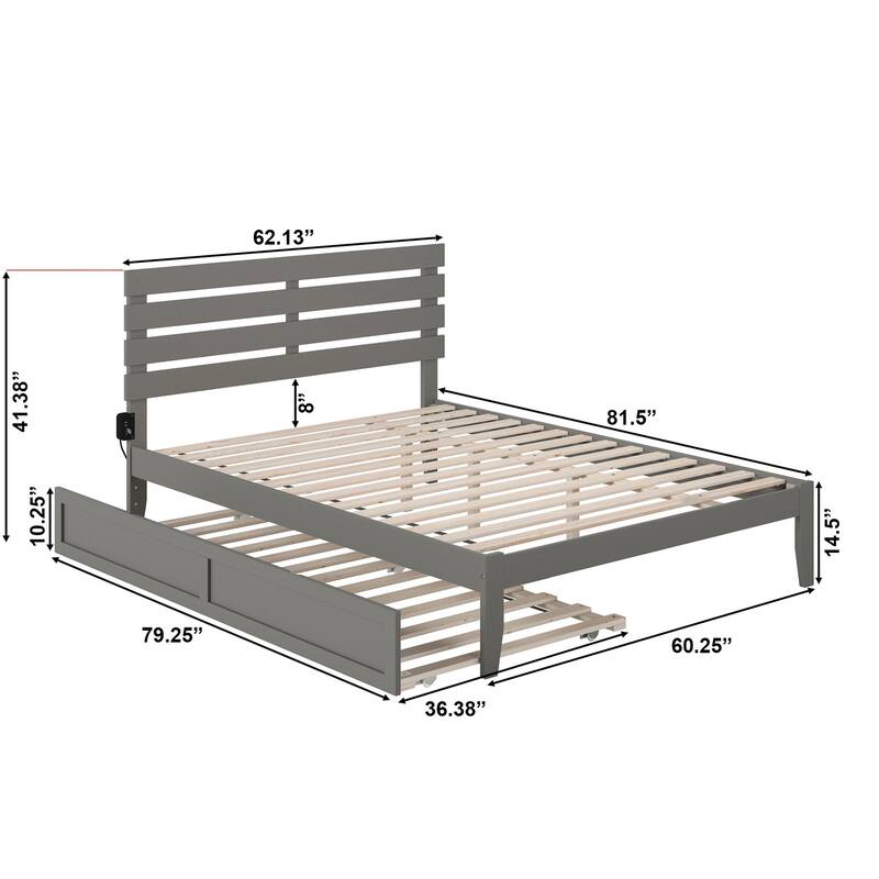 Oxford Bed with Twin XL Trundle