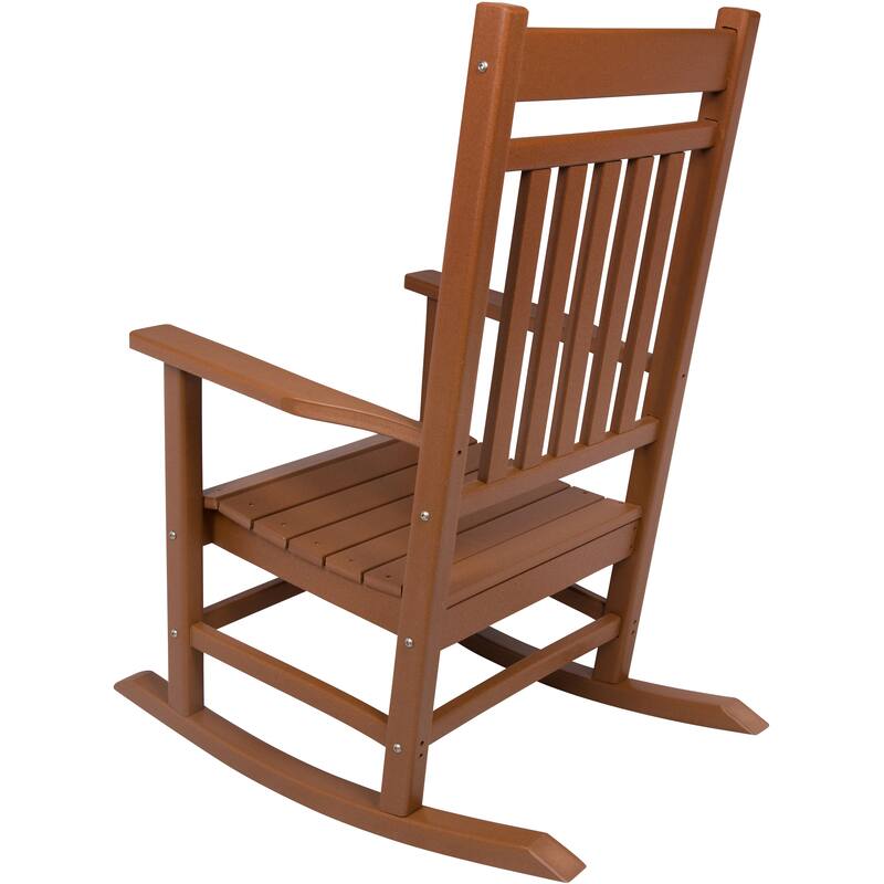 Laguna Classic Poly HDPE Eco-Friendly Weather Resistant Rocking Chair
