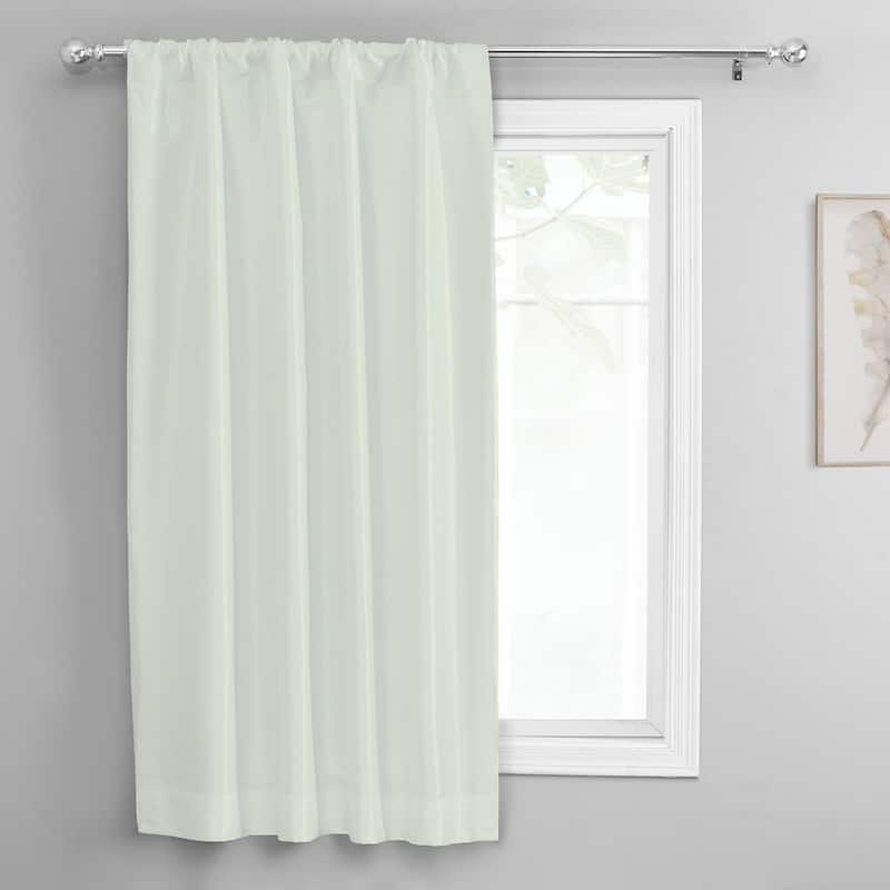 Exclusive Fabrics Faux Silk Taffeta Tie-Up Window Shade (1 Panel)