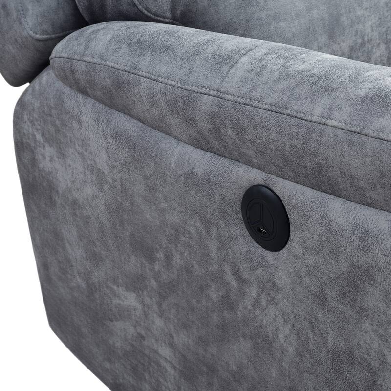Ash Power Recliner with USB port