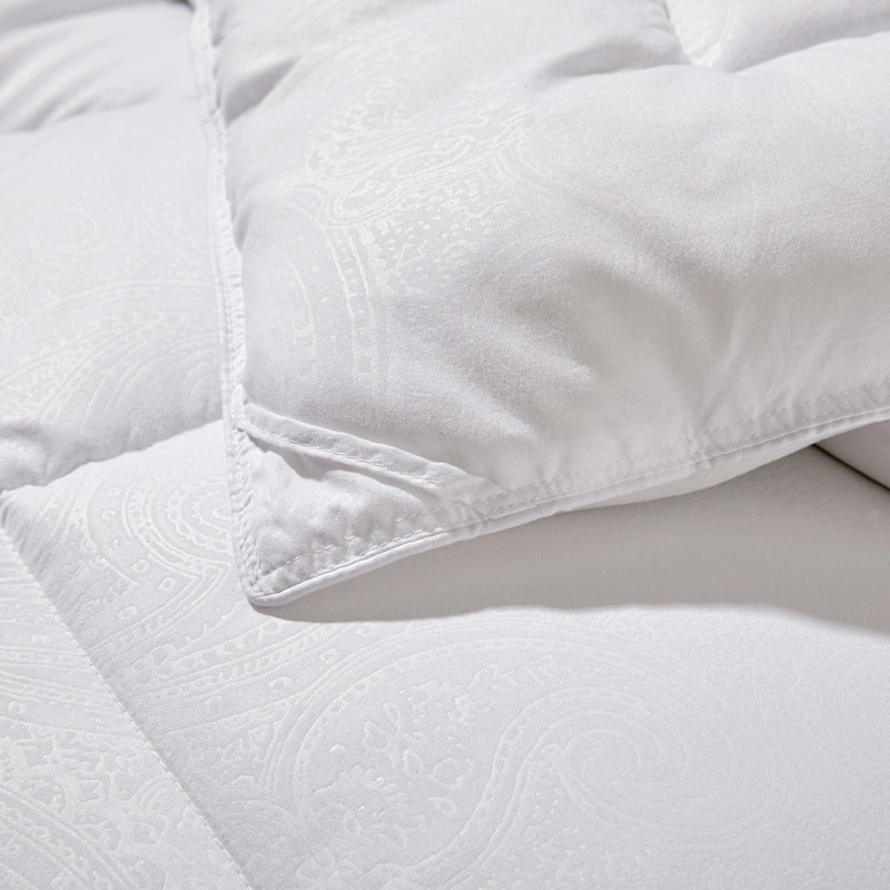 All Season Boho Paisley Embossed Down Alternative Duvet Comforter