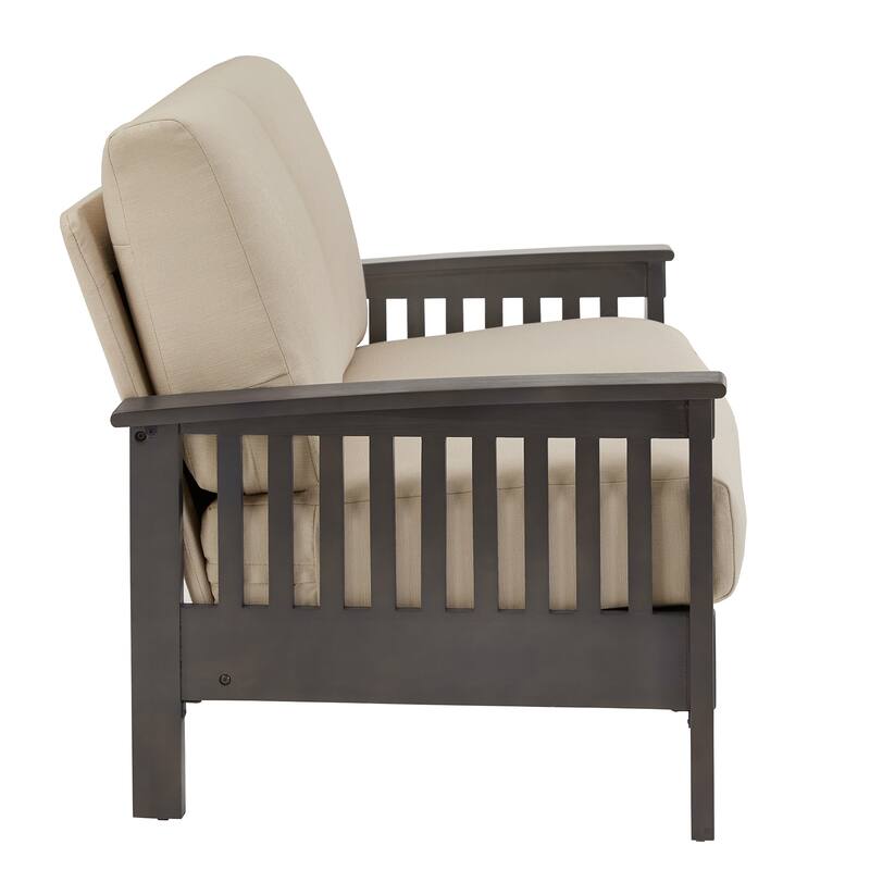 Hills Mission-Style Oak Loveseat by iNSPIRE Q Classic