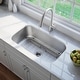 preview thumbnail 3 of 20, KRAUS Premier Stainless Steel 31 1/2 inch Undermount Kitchen Sink