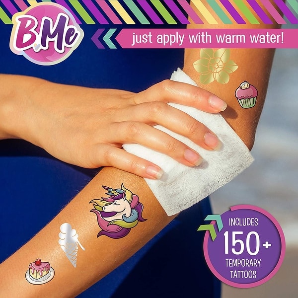 Creative Kids Body Glitter Tattoo Kit 150 Temporary Tattoos for Kids - Bed  Bath & Beyond - 32932318