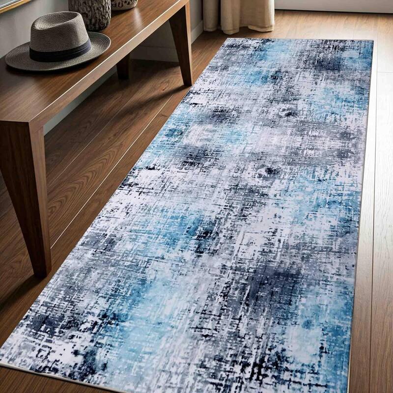 Delara Machine Washable Area Rug, Soft & Durable, Non-Slip Backing, Eco- Friendly GRS certified.