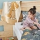 preview thumbnail 4 of 5, IBENA Cuddly Soft 'Dino' Baby Blanket