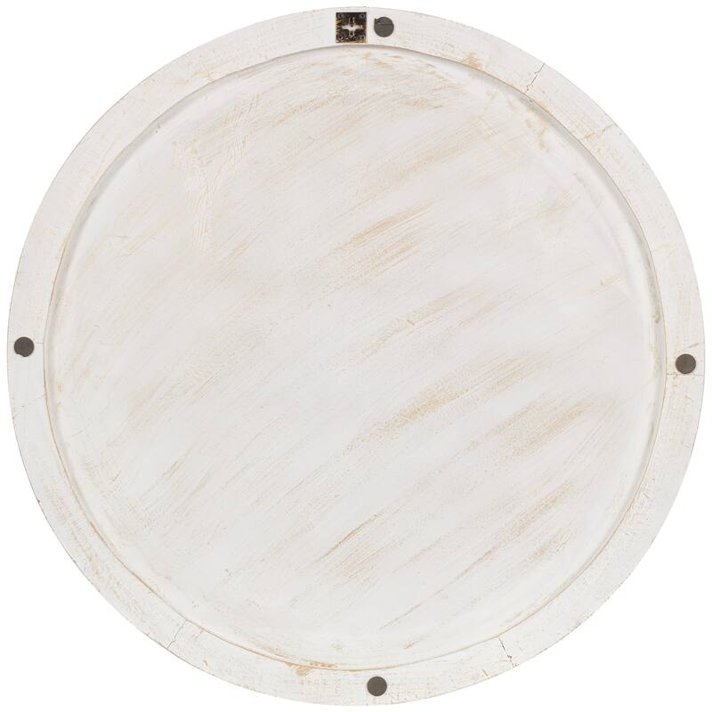 Gold Wooden Abstract Carved Circle Starburst Home Wall Decor with White Backing