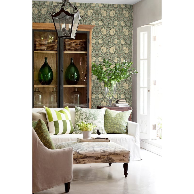 NextWall Pimpernel Floral Peel and Stick Wallpaper