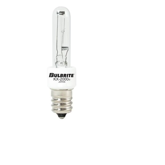 Bulbrite Pack of (2) Dimmable T3 Candelabra (E12) Krypton Bulb