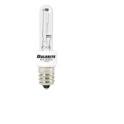 Bulbrite Pack of (2) Dimmable T3 Candelabra (E12) Krypton Bulb