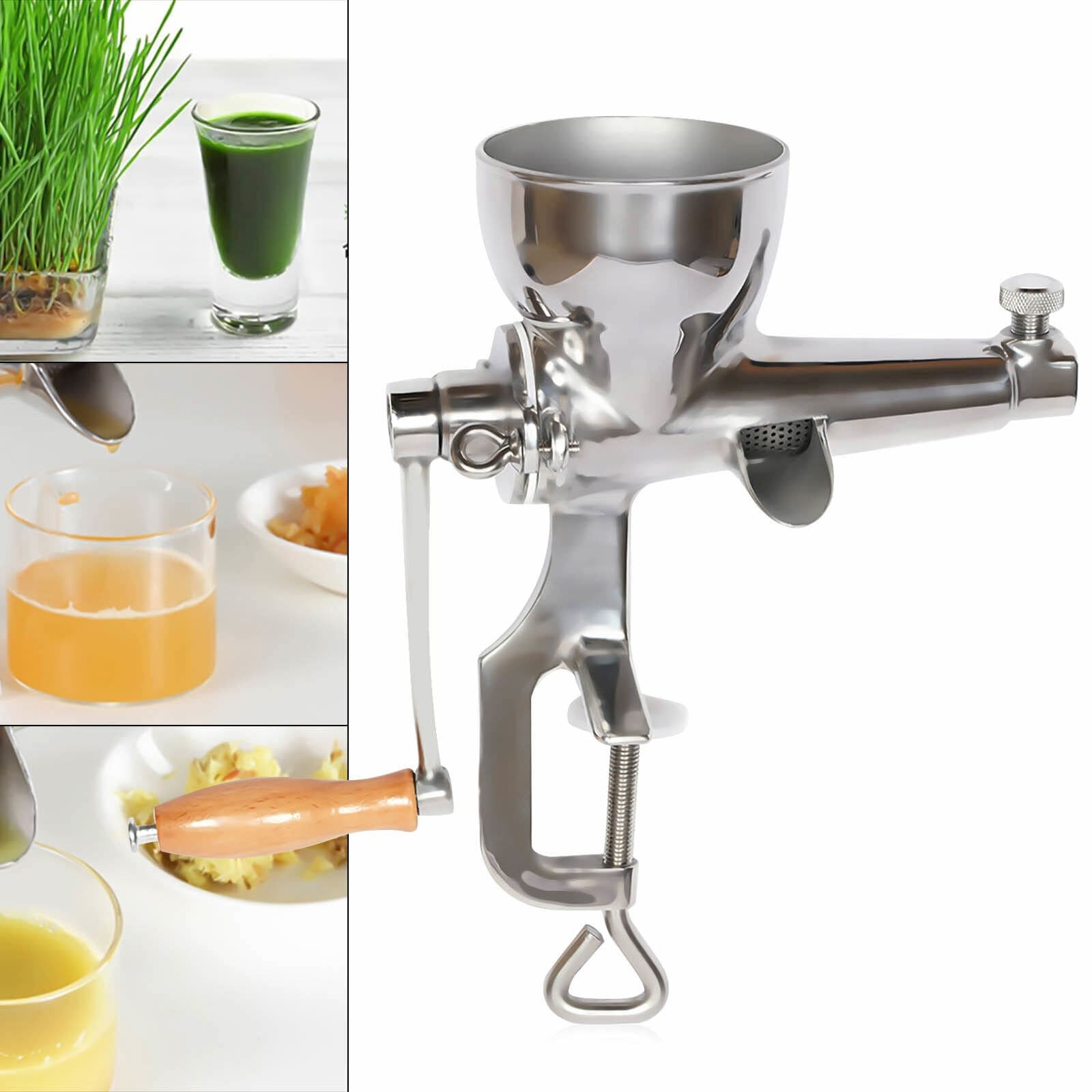 Wheatgrass juice maker top