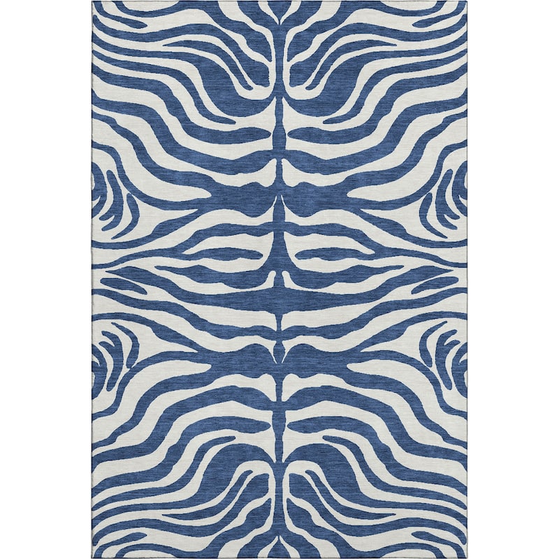 Premium Washable Super Soft Zebra Print Mayfield Rug