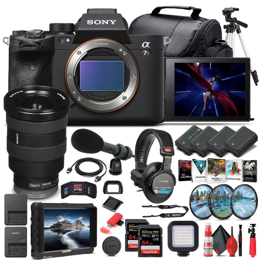 Sony Alpha a7S III Mirrorless Camera W/ Sony FE 16-35mm Lens - Pro