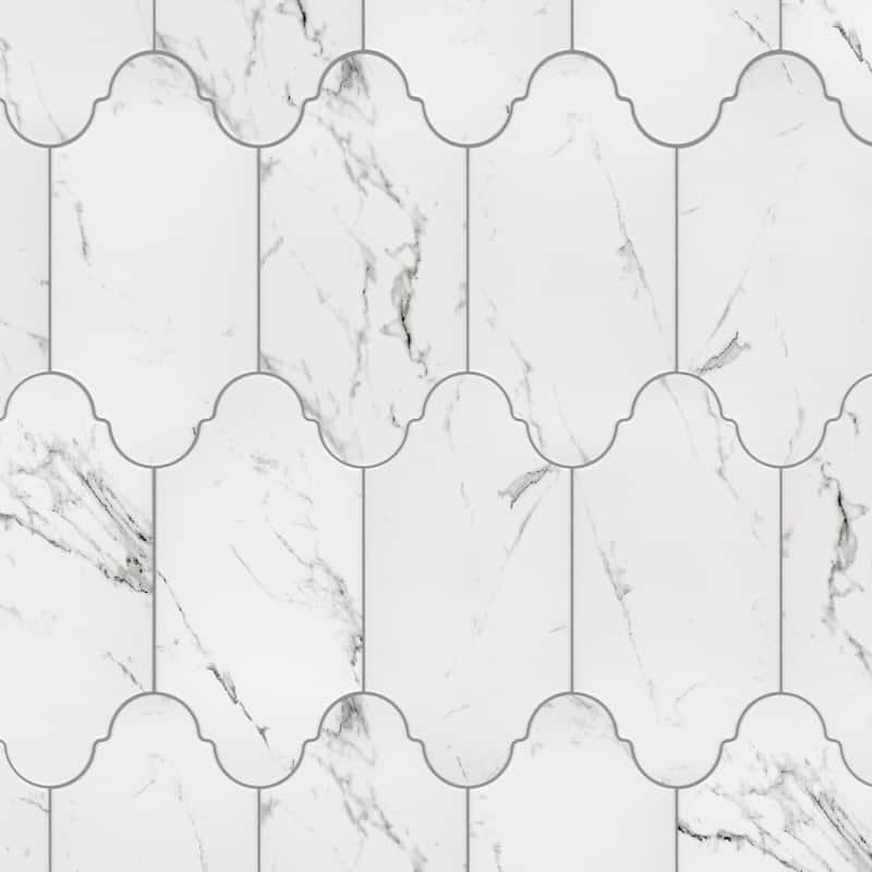 Merola Tile Timeless Calacatta Provenzal 6-1/4" x 12-3/4" Porcelain Floor and Wall Tile