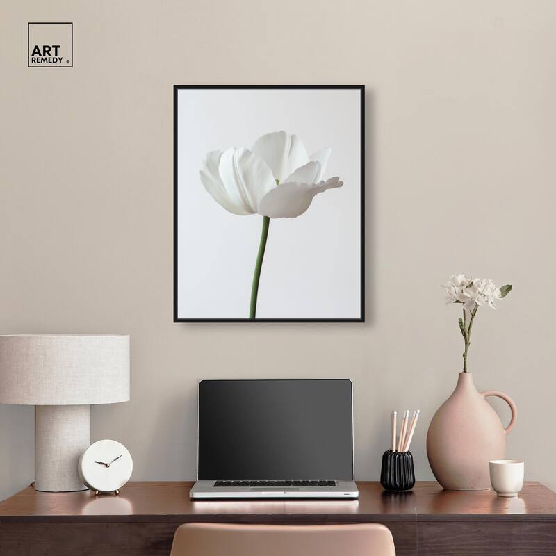 Pearl Floret Canvas by Art Remedy