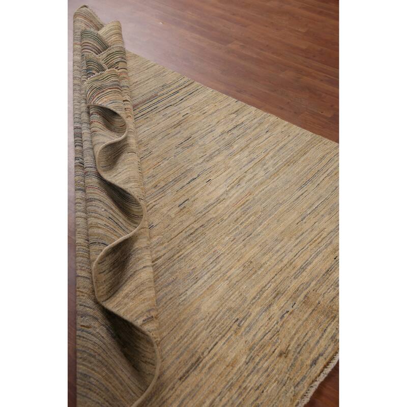 All-Over Gabbeh Kashkoli Oriental Area Rug Hand-knotted Wool Carpet - 4'11" x 6'7"