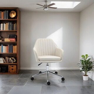 Shape Task Chair Tub Shape Design Fabric Mid-Back Task Chair with Adjustable Height ...