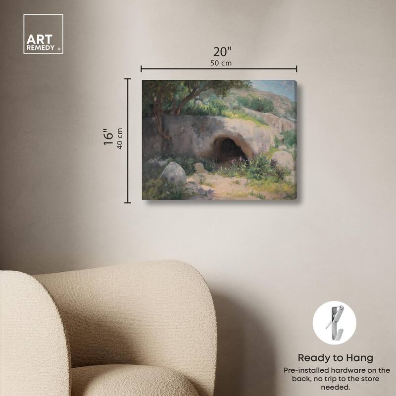 Cave of Secrets Canvas by Art Remedy, Gallery Wrapped