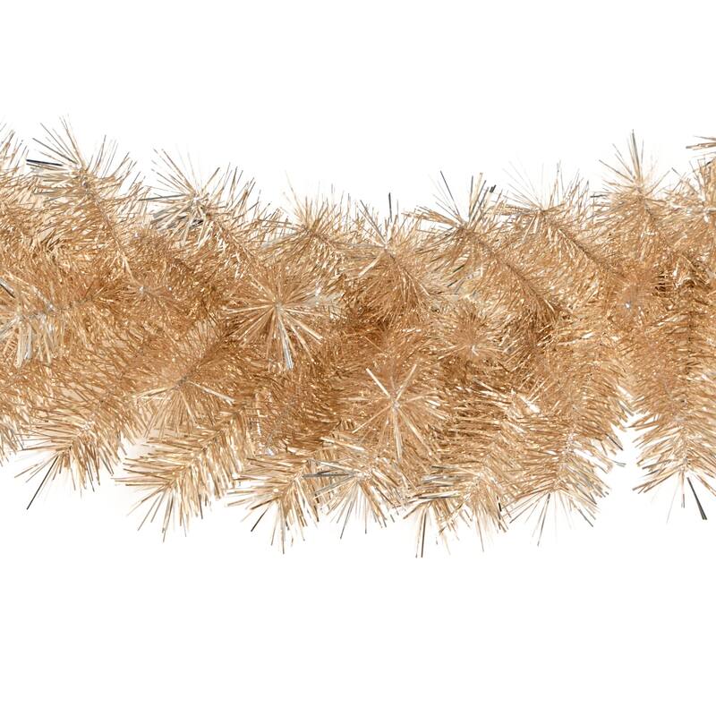 Round Valley Pine Artificial Christmas Garland - 9' x 10" - Rose Gold - Unlit