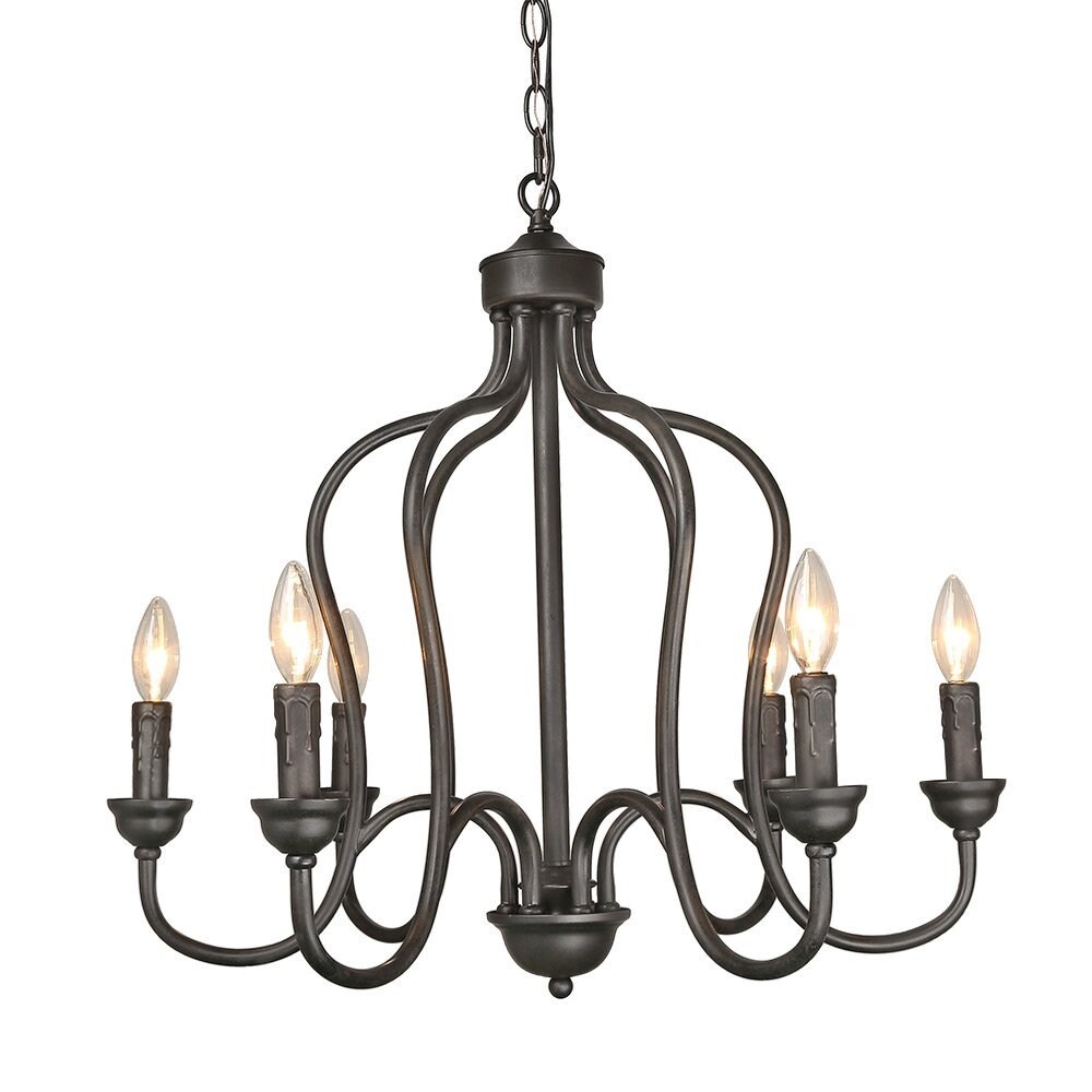 6 light foyer candelabra chandelier - Chandeliers For Bedrooms by Overstock.com