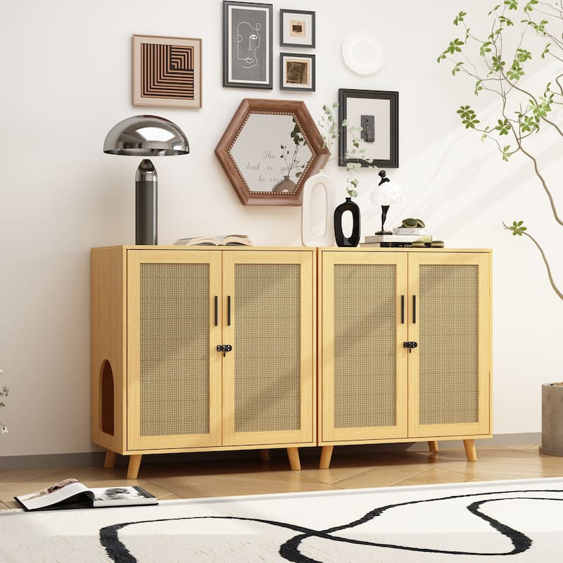 Litter Box Enclosure Cat Litter Box Furniture End Table Sofa Tbale
