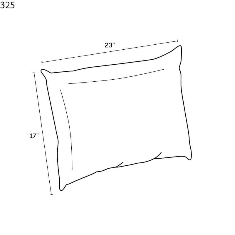 ARDEN Outdoor 17 x 23 in. Pillow Back