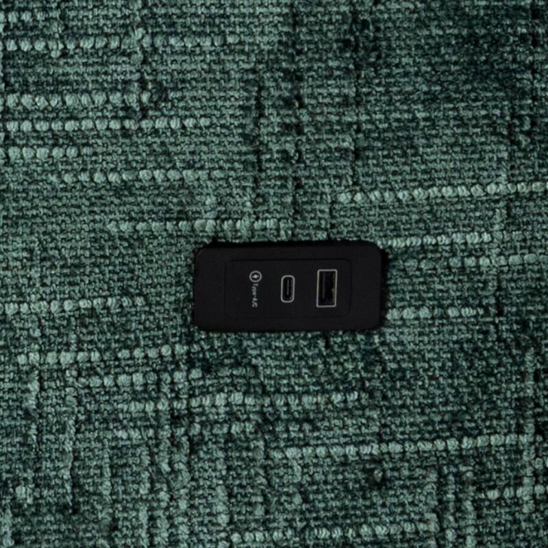 3-Seat Sofa Bed – Pull-Out Sleeper, 89" Sectional Sofa in Beige/Blue/Green