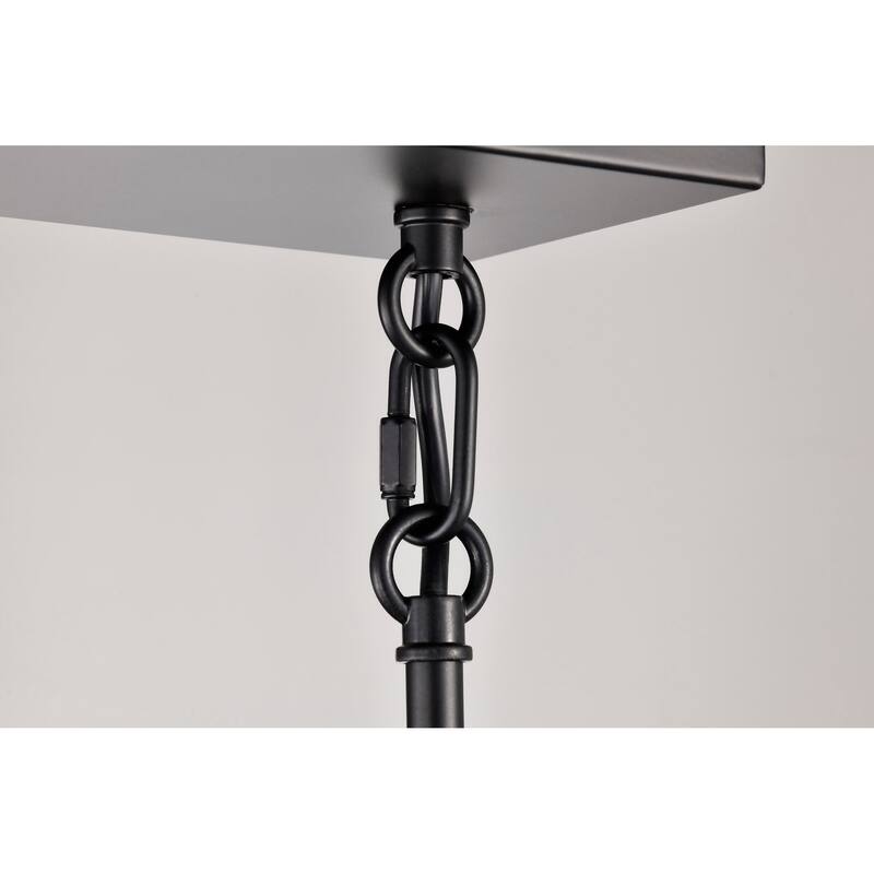 Lacey 23 Inch LED Island Pendant RGB/TW Starfish Enabled Matte Black with K9 Bubble Crystal