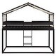 preview thumbnail 6 of 24, Wood Bunk Bed with Tent & Ladder (Espresso)