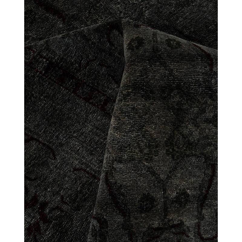 Contemporary Overdyed Wool Hand Knotted Area Rug - 5' 2" x 7' 10"