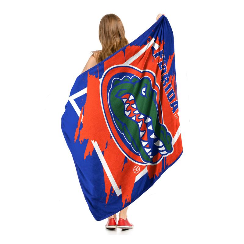 NCAA Florida Gators Dimensional Micro Raschel Throw Blanket