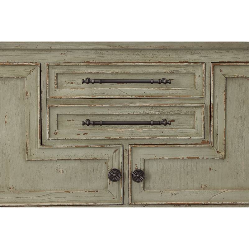 Aged Sheridan 60-inch 2-Door Sideboard with Drawers, Gray