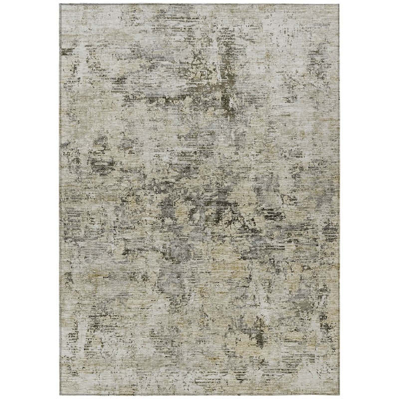 Machine Washable Indoor/ Outdoor Chantille Modern Ombre Rug